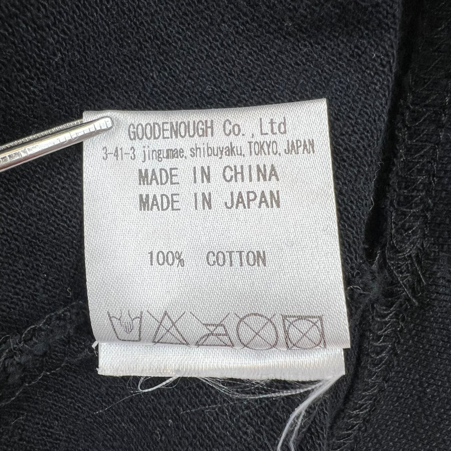 GOODENOUGH archive 2tone S/S polo shirts M