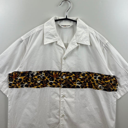 A BATHING APE 00s archive OC leopard camo S/S shirts M