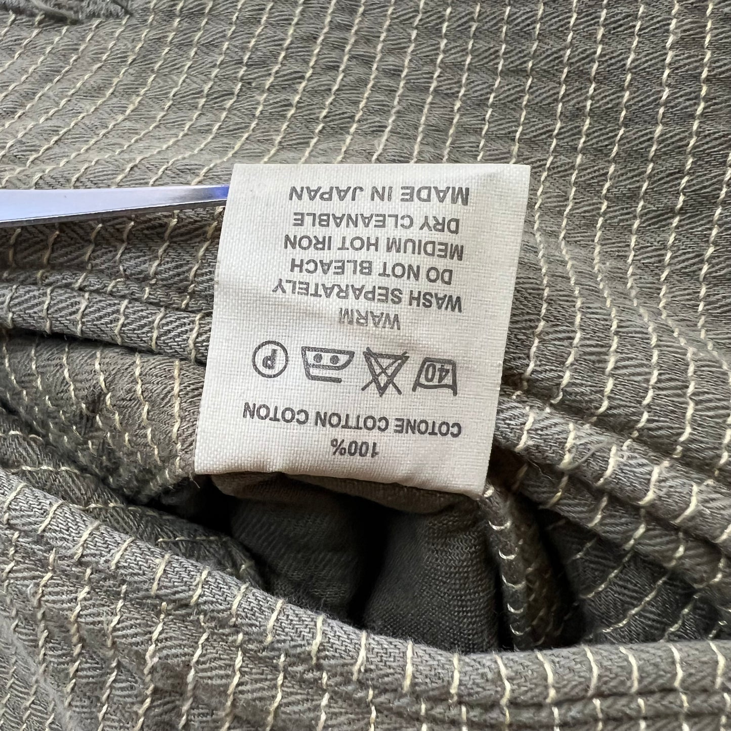 KAPITAL archive old herringbone SASHIKO motorcycle coat M