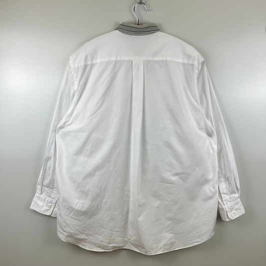 COMME des GARCONS HOMME CDG 90s AD1990 TANAKA stripes collar L/S shirts HB-050120