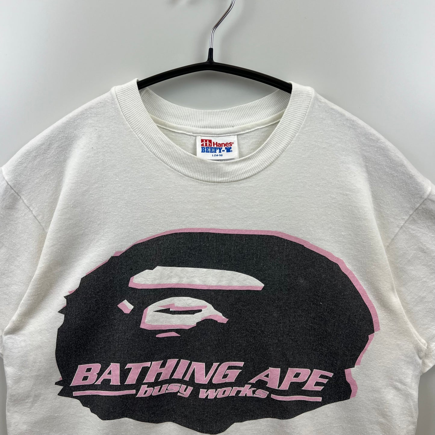 A BATHING APE × STASH archive special HEAD print Tee L(14-16) W's