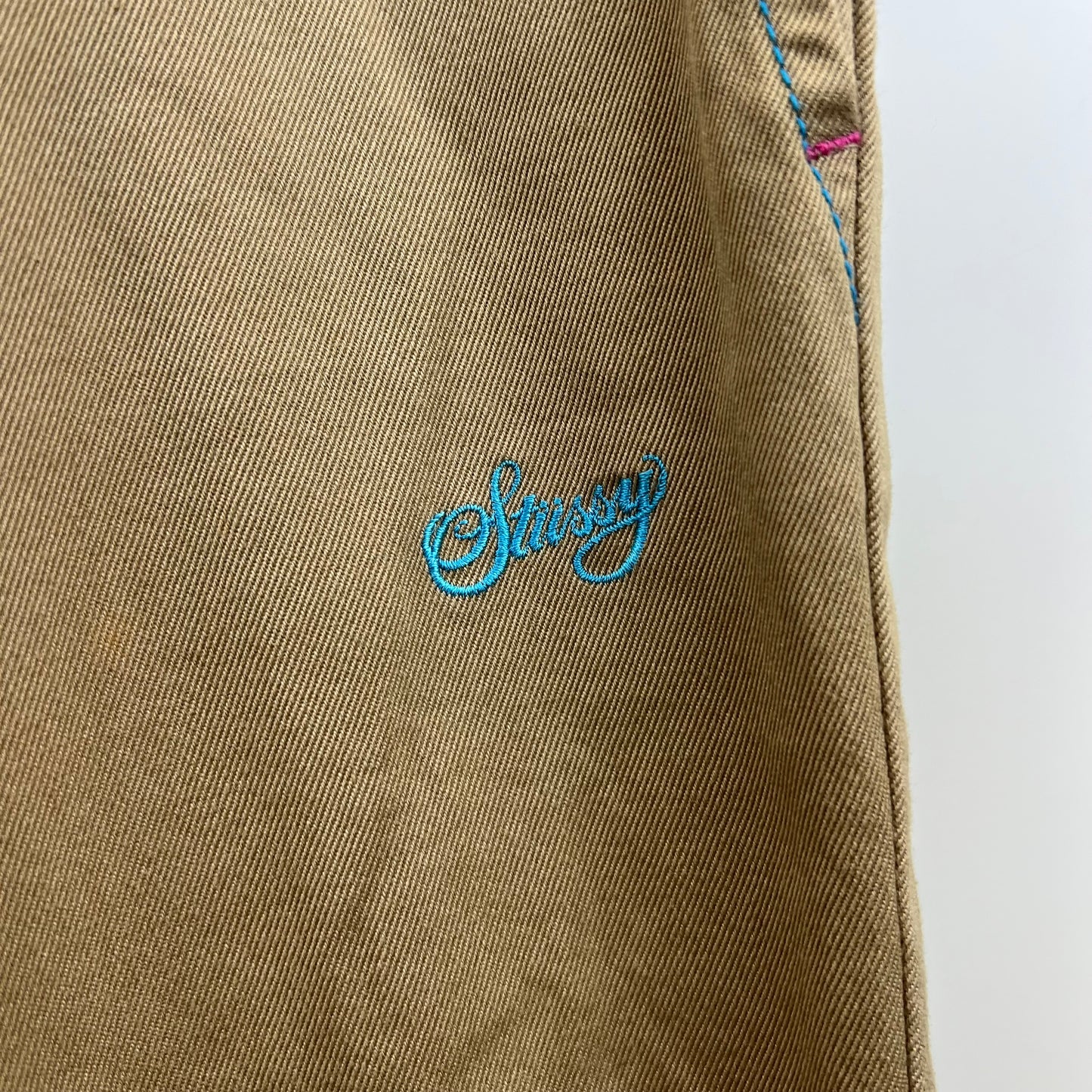 STUSSY 00s old SS links stitch chino pants 30