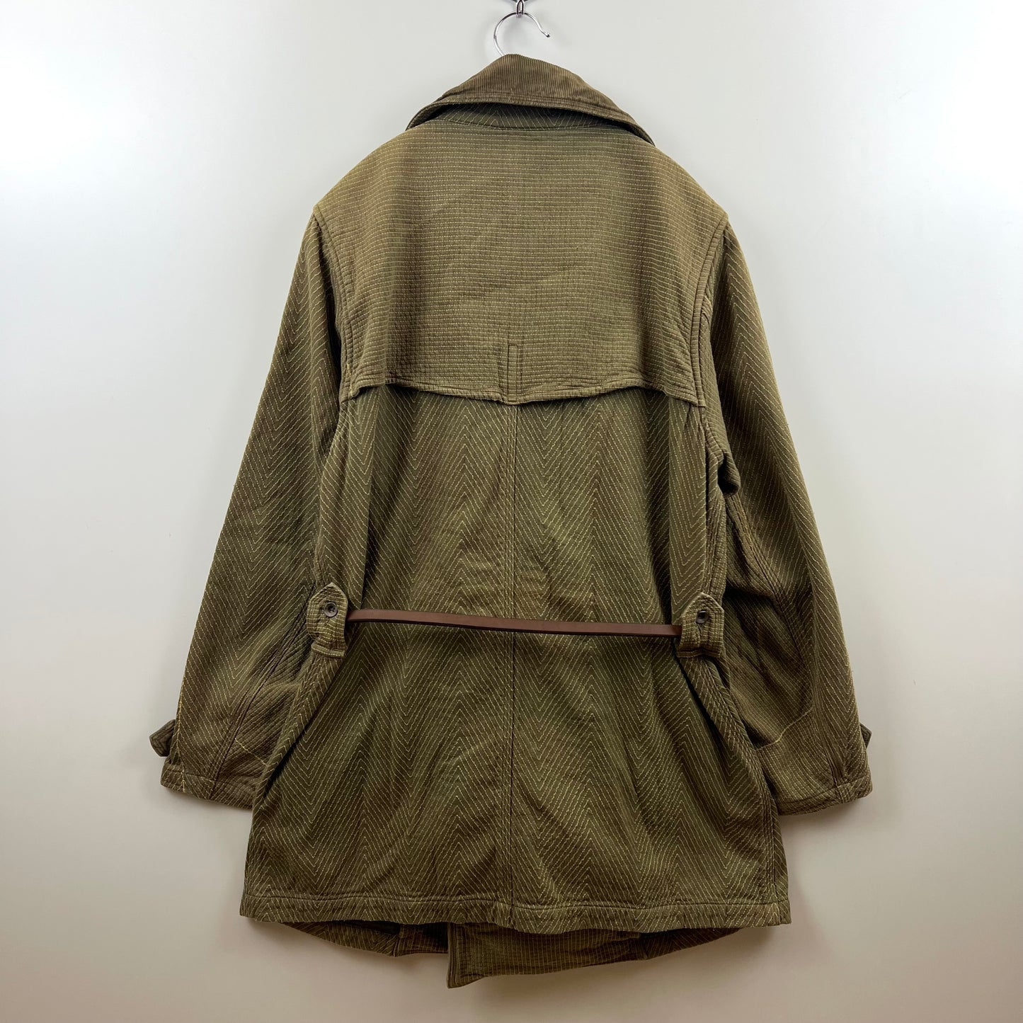 KAPITAL archive old herringbone SASHIKO motorcycle coat M