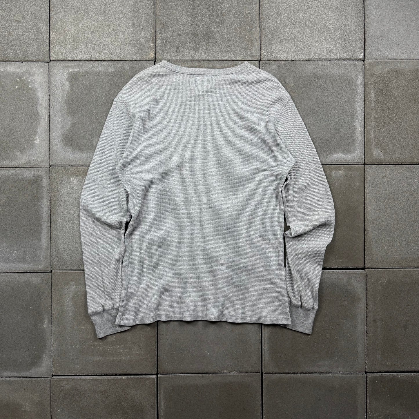 STUSSY 90s USA ss links L/S thermal Tee L