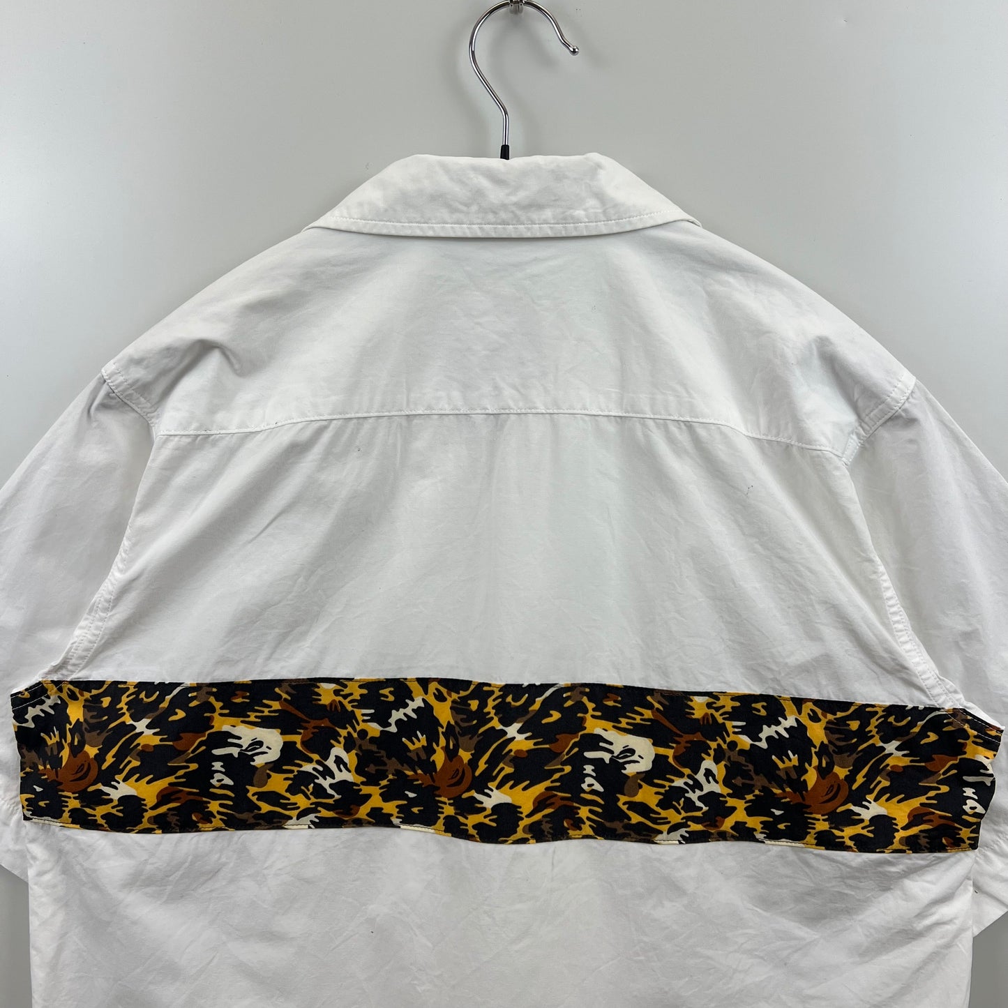 A BATHING APE 00s archive OC leopard camo S/S shirts M