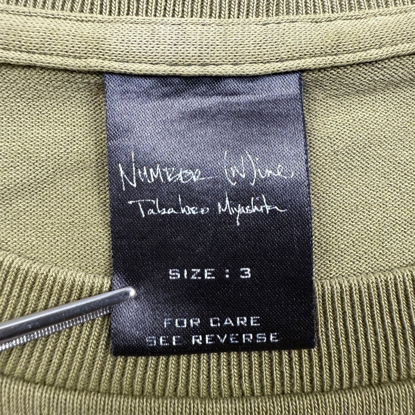 NUMBER(N)INE 00s 2003 The Rolling Stones pocket Tee 3