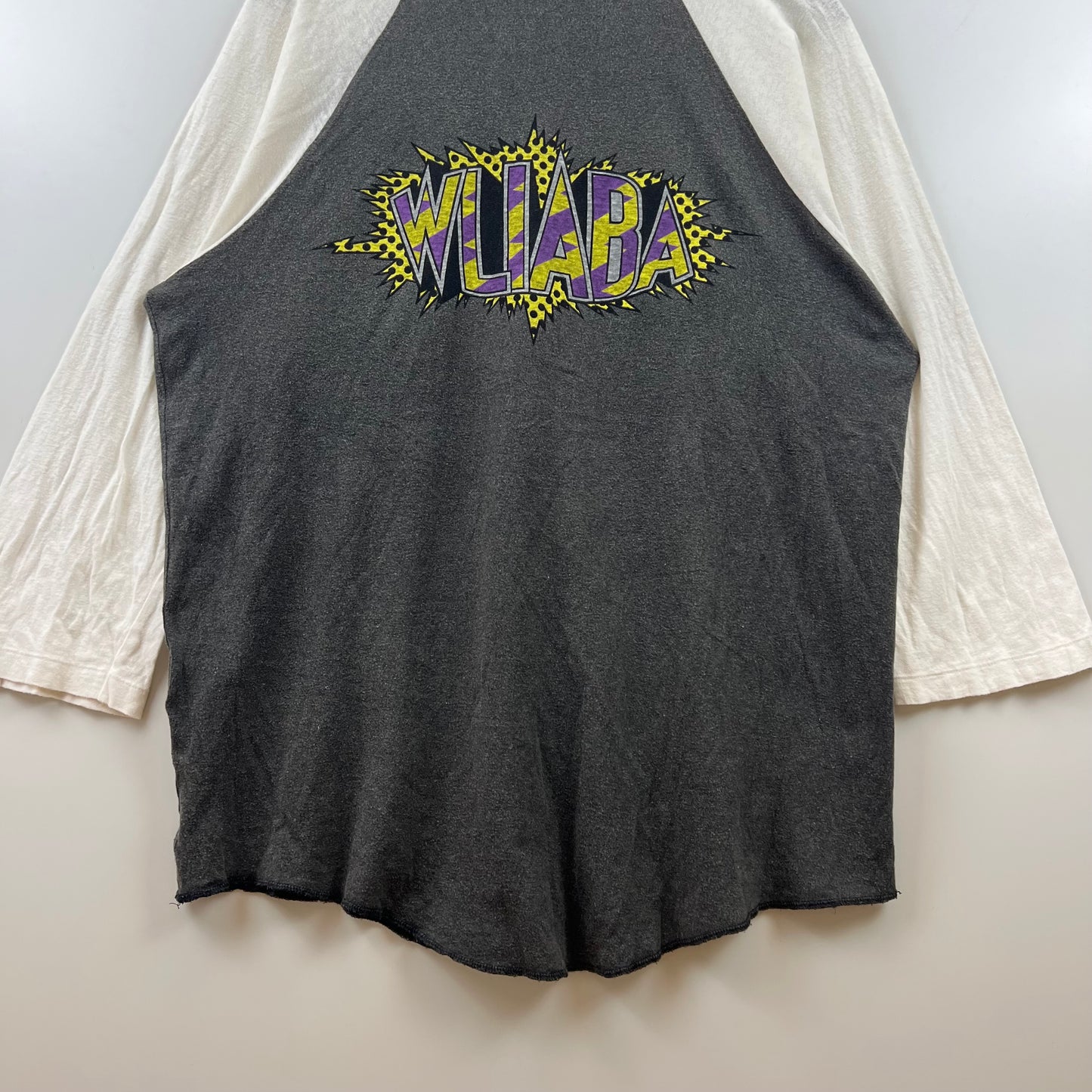 A BATHING APE 00s archive WLIABA ROCK raglan Tee L