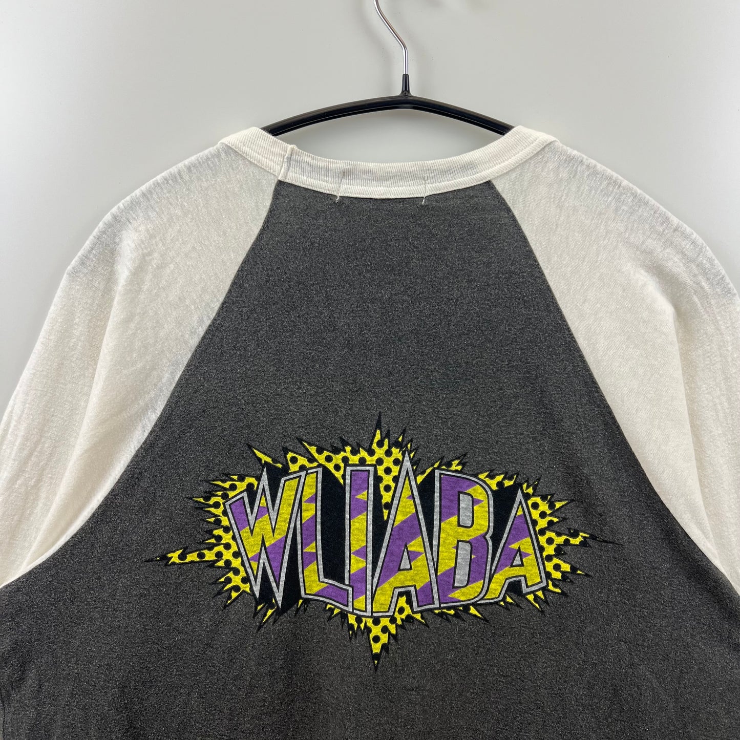 A BATHING APE 00s archive WLIABA ROCK raglan Tee L