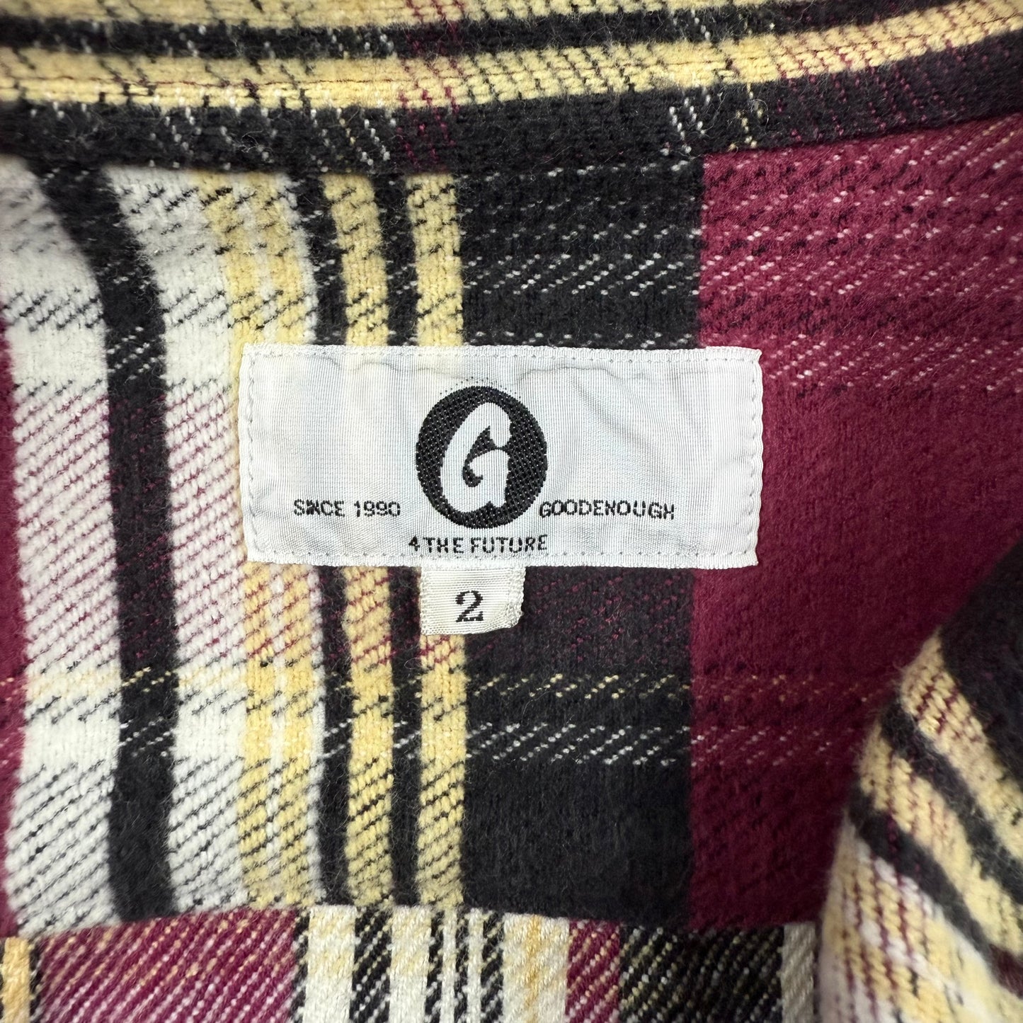 GOOD ENOUGH 10s 2012 flannel zip jacket 2