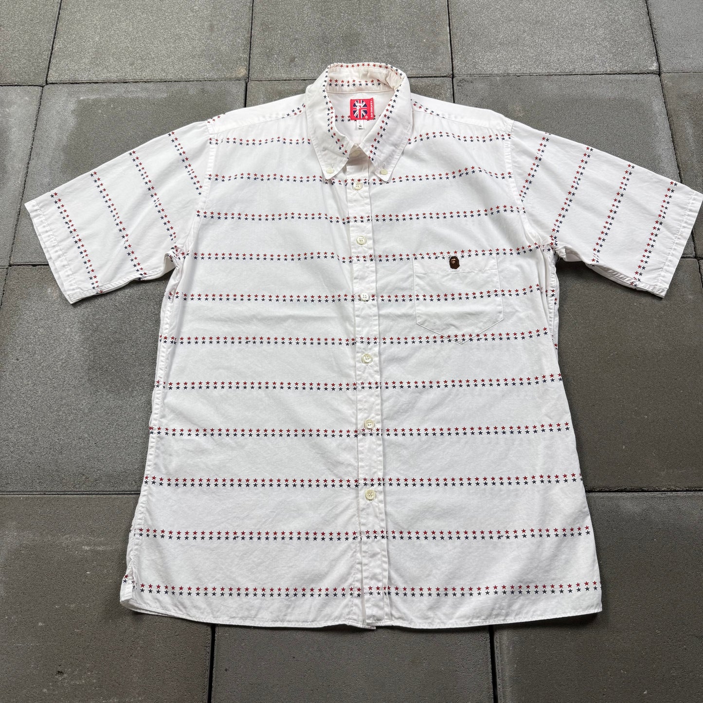 A BATHING APE 00s  star S/S BD shirts M