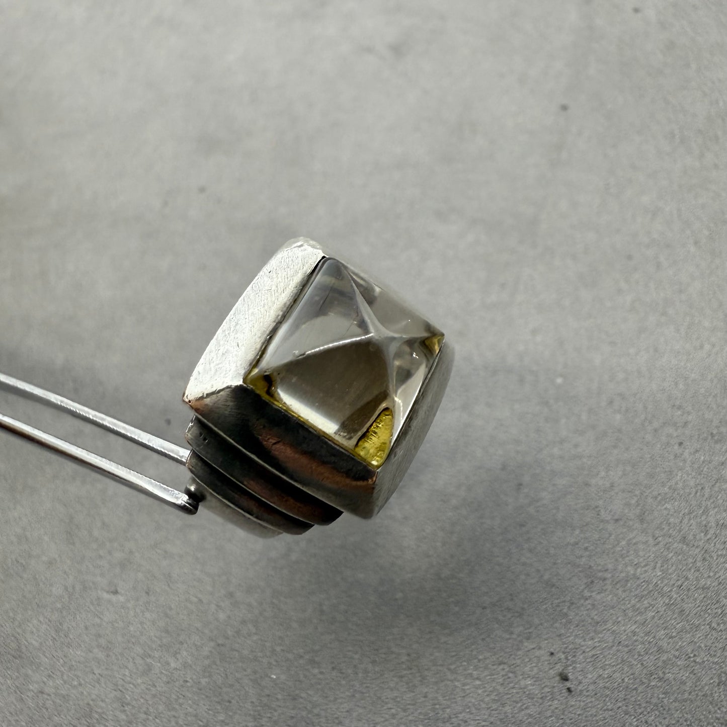 JEAN PAUL GAULTIER archive silver stone RING #11