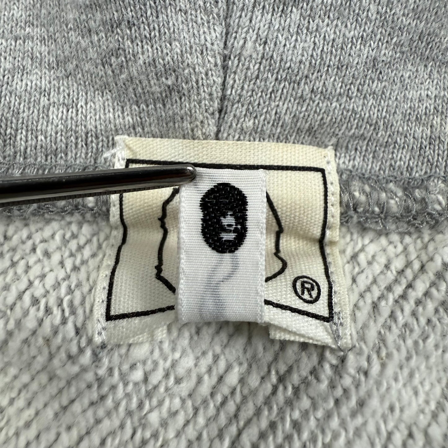 A BATHING APE 00s soldier milo "go bape!" sweat hoodie L