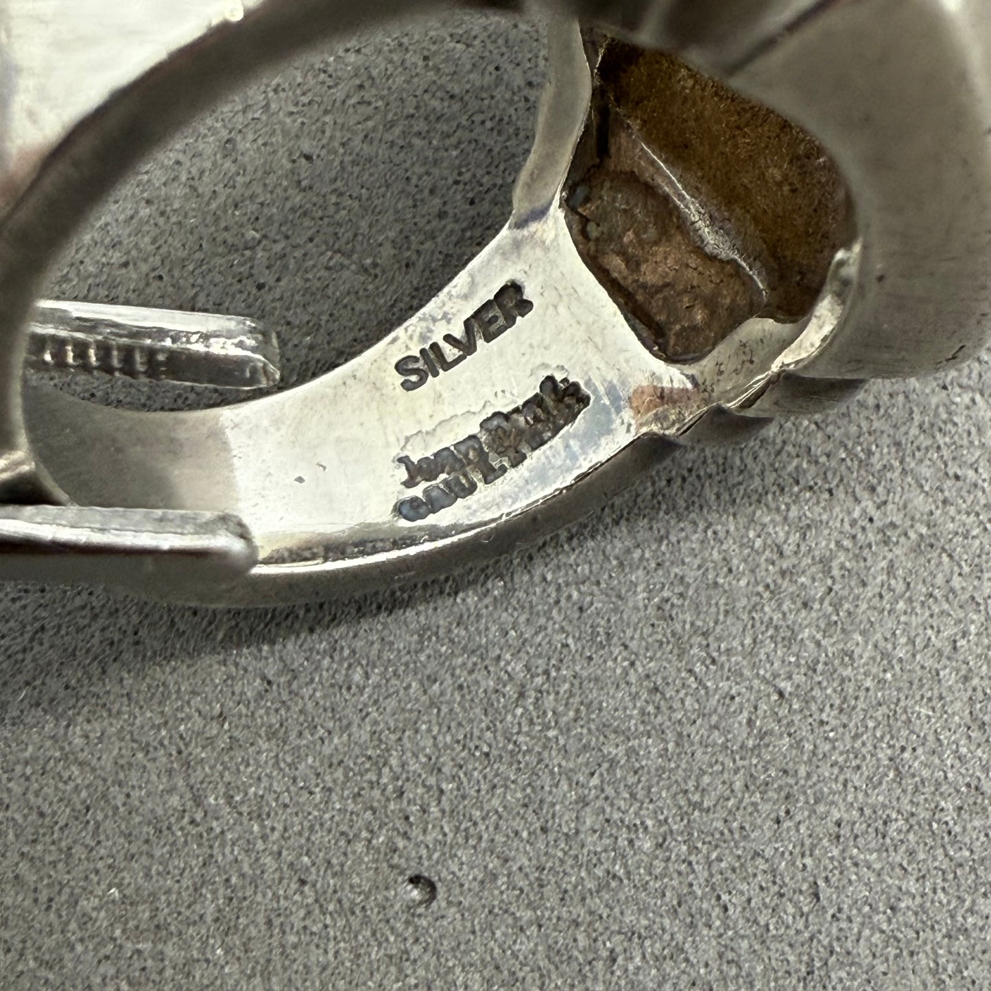 JEAN PAUL GAULTIER archive silver stone RING #11