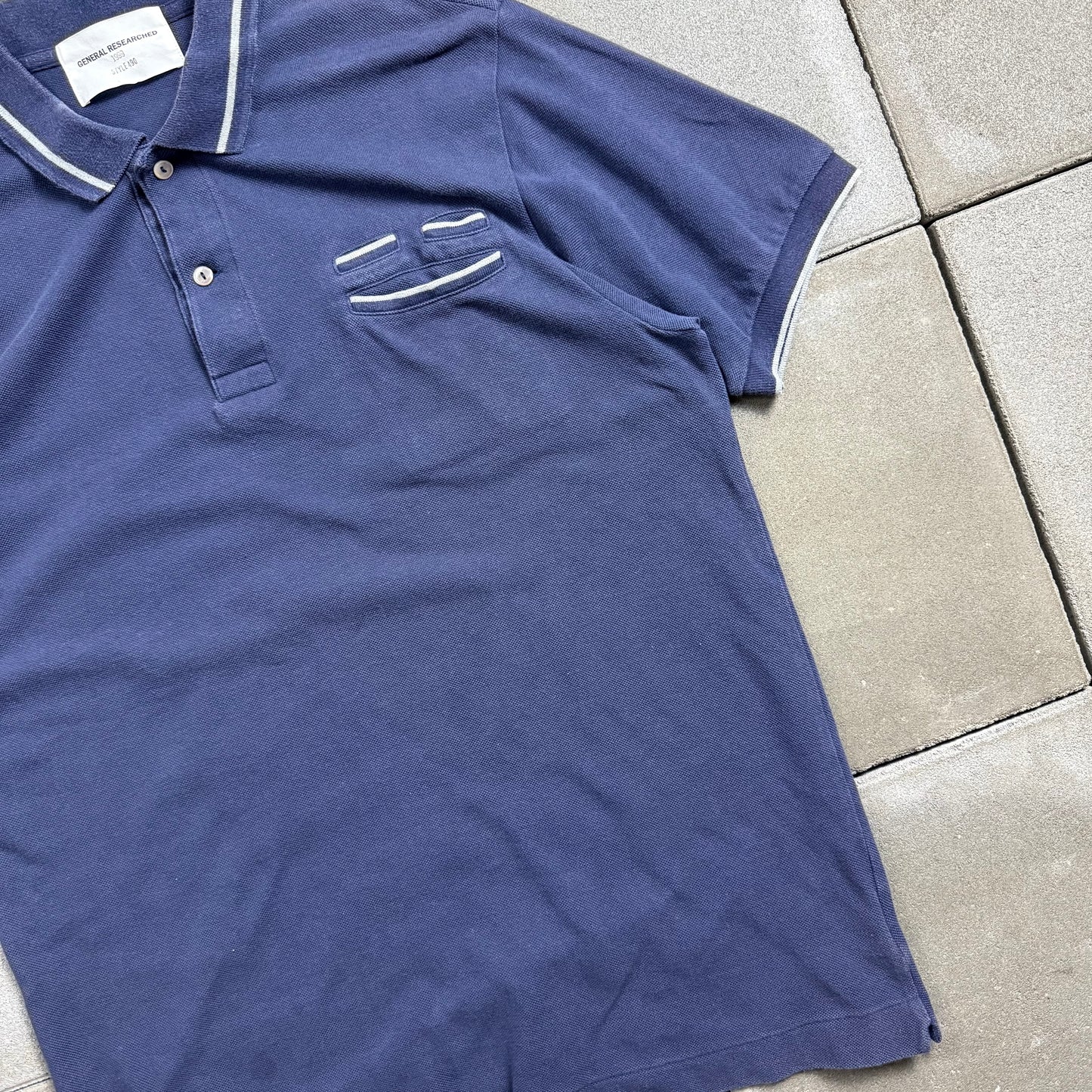 GENERAL RESEARCH 90s 1999ss 490 MULTI POCKET S/S POLO SHIRT L