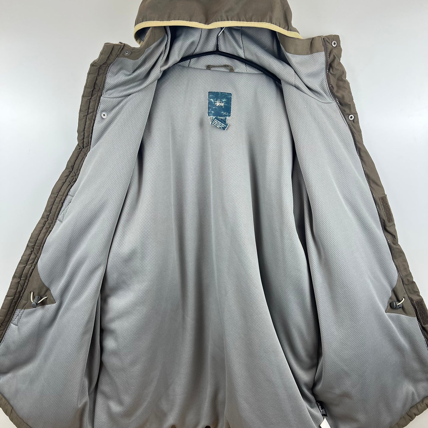 STUSSY 00s y2k archive PUFF jacket XL