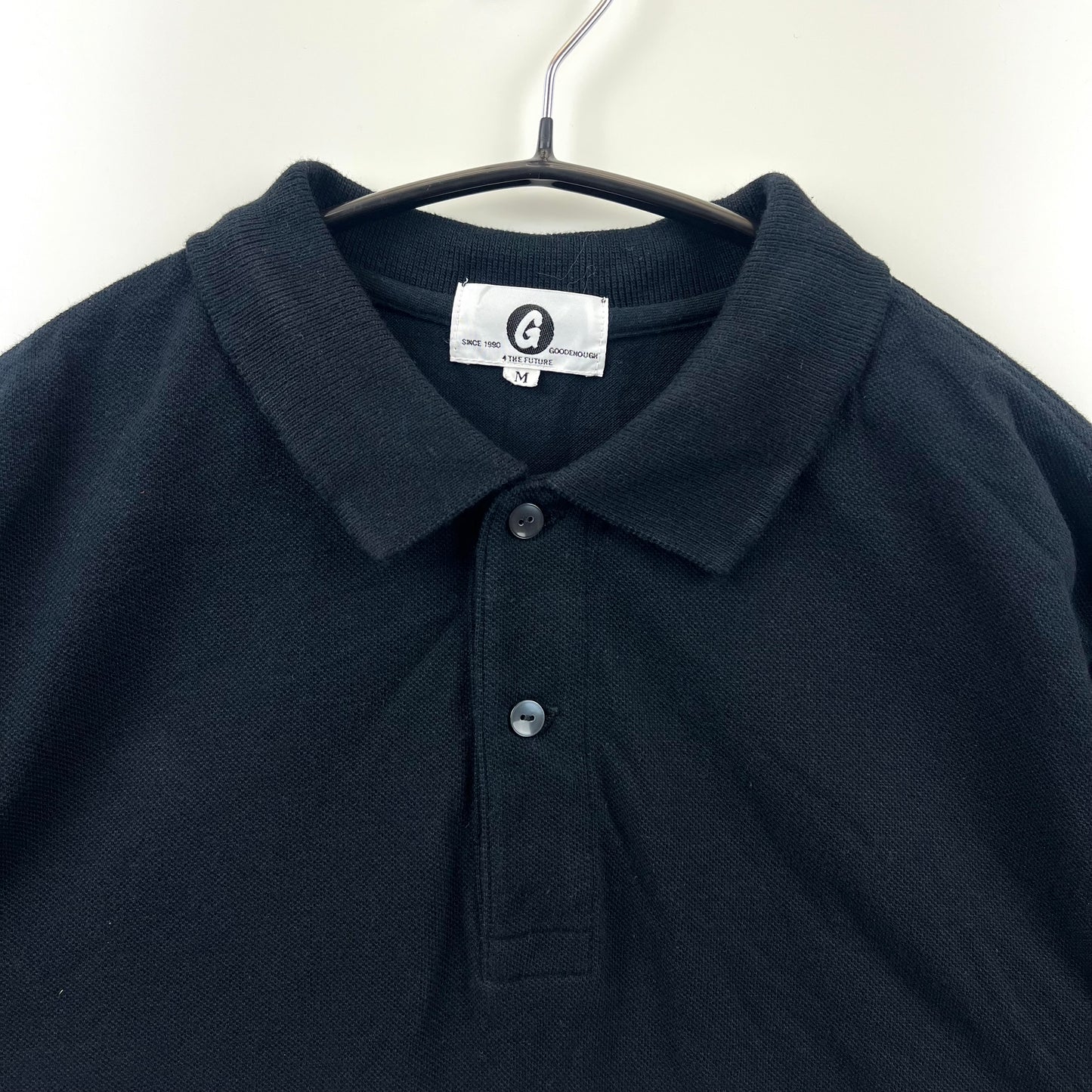 GOODENOUGH archive 2tone S/S polo shirts M
