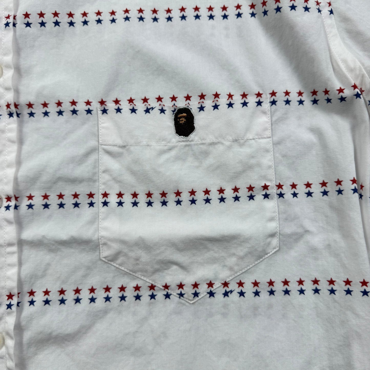 A BATHING APE 00s  star S/S BD shirts M