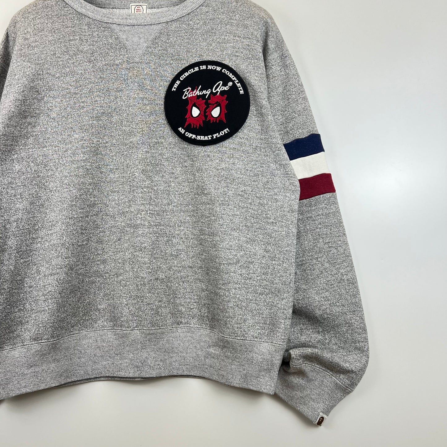 A BATHING APE 00s archive SPIDERMAN crewneck sweatshirt M