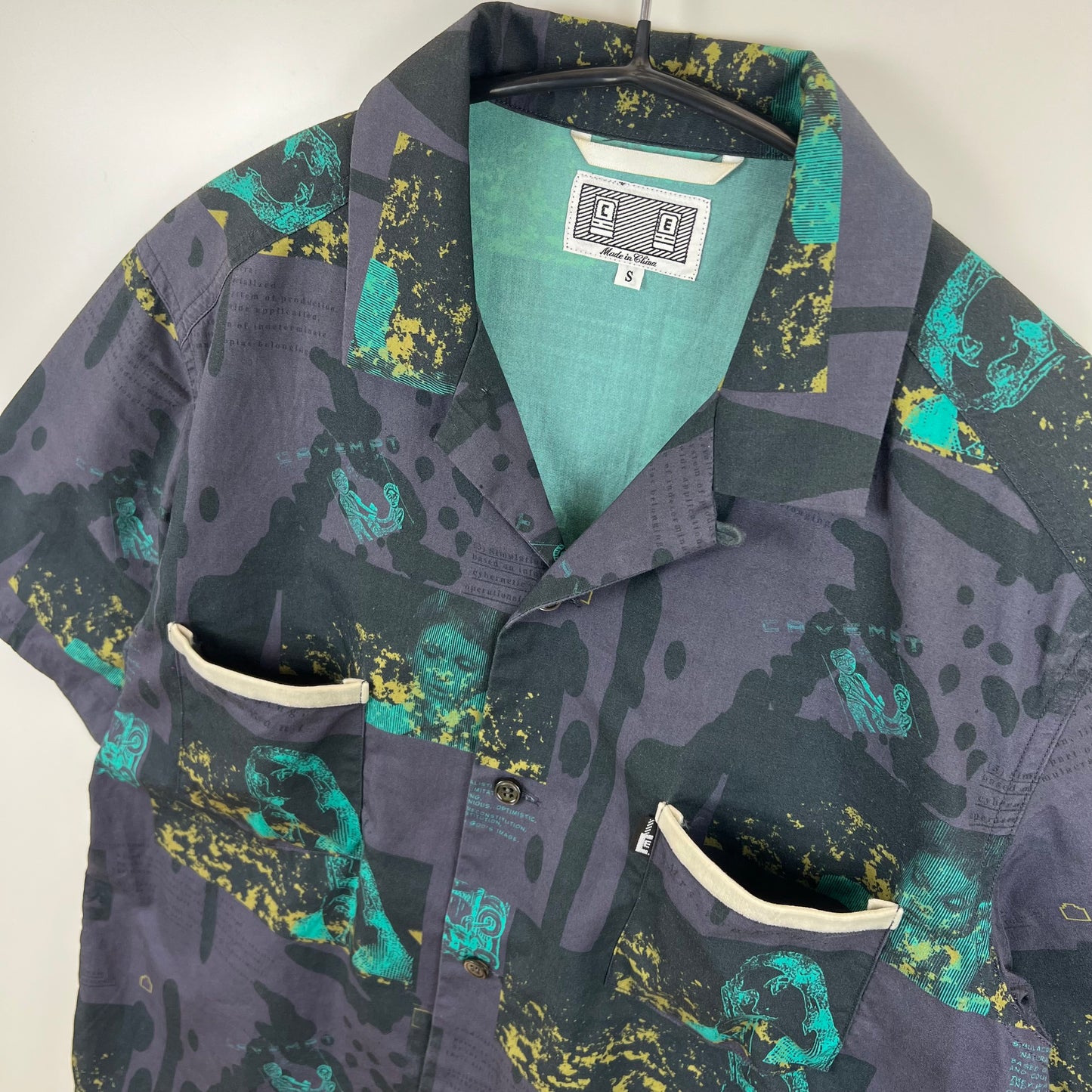 C.E CAVEMPT open collar graphic S/S shirts S