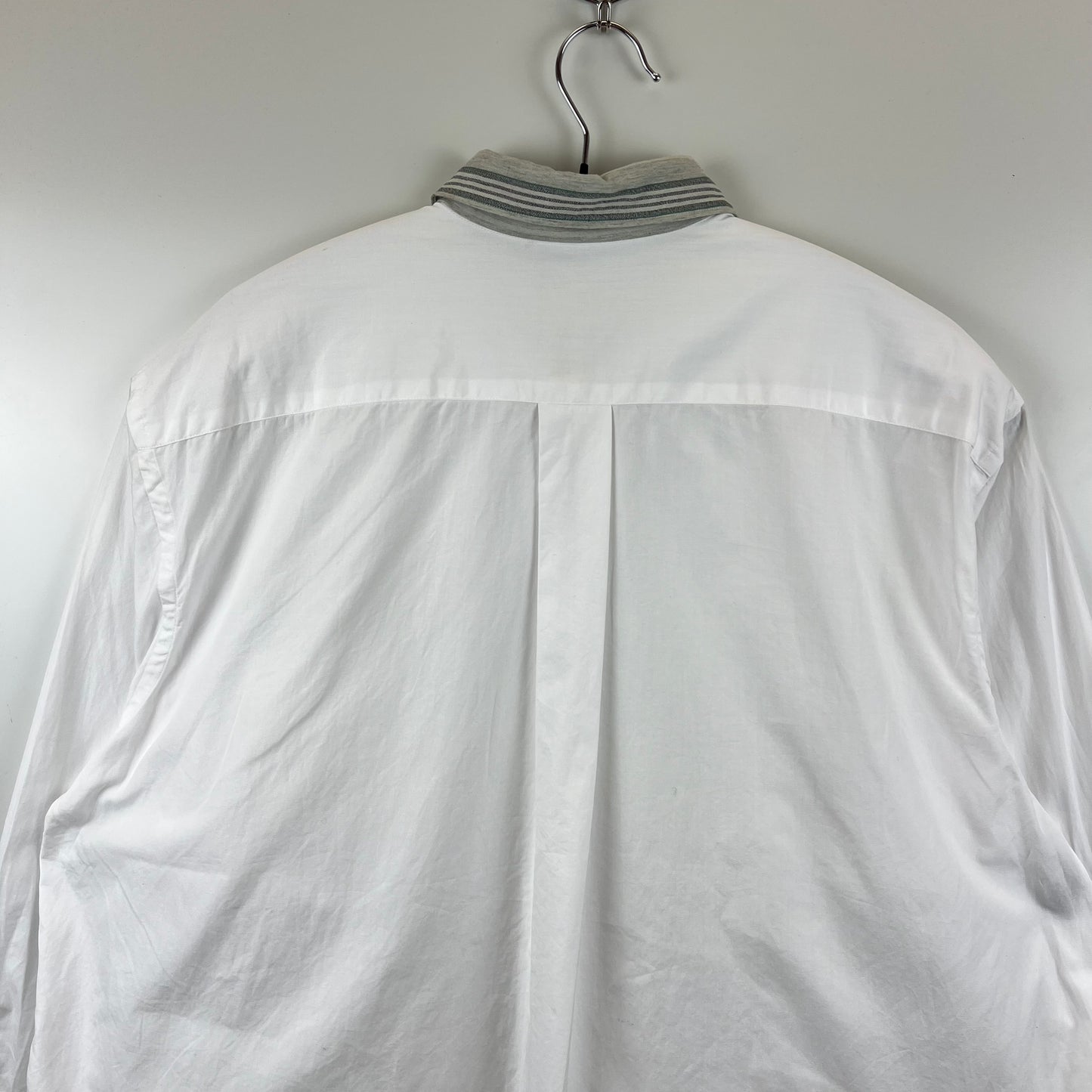 COMME des GARCONS HOMME CDG 90s AD1990 TANAKA stripes collar L/S shirts HB-050120