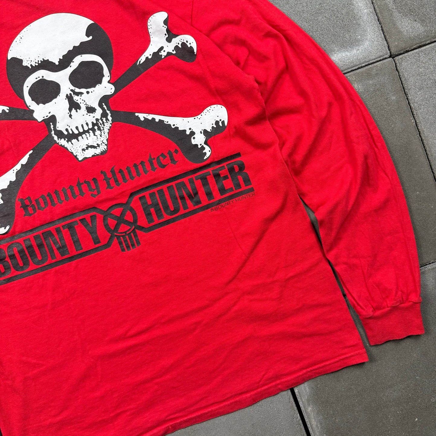 BOUNTY HUNTER 00s skull L/S Tee M