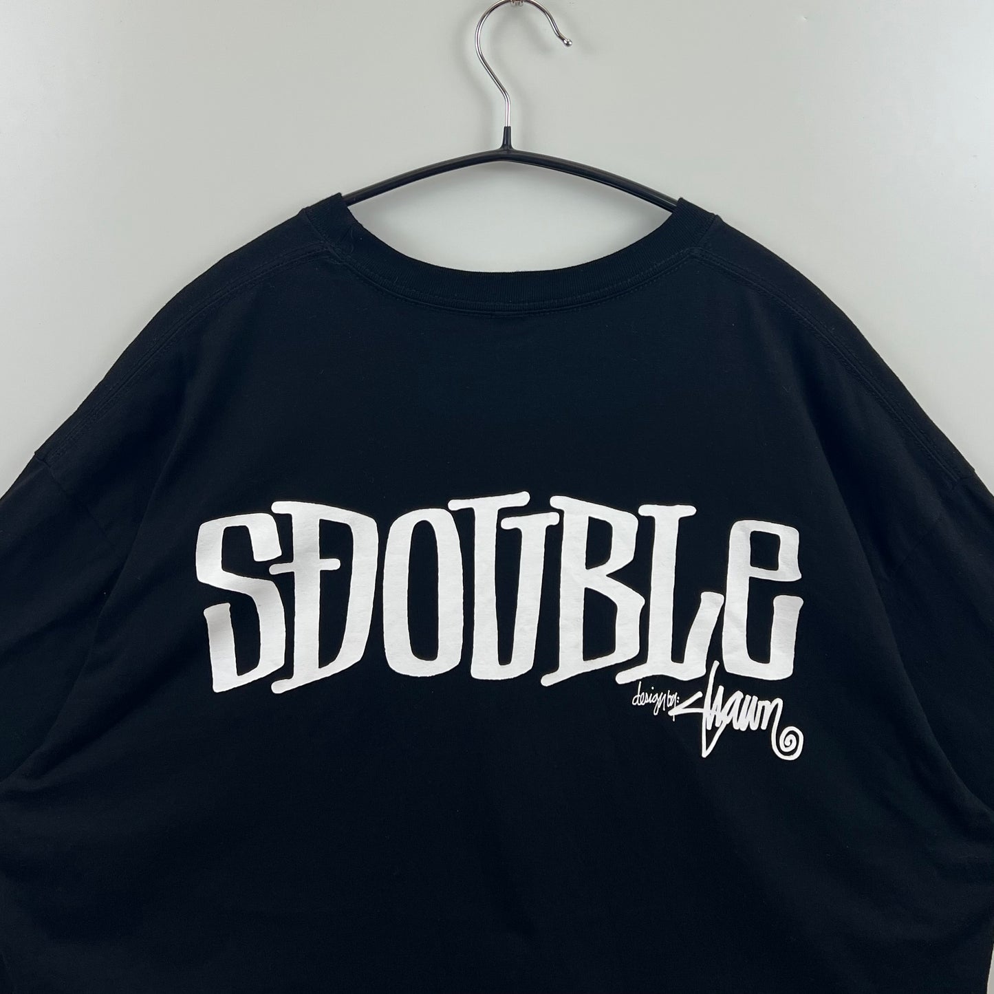 S/DOUBLE logo print Tee XL STUSSY