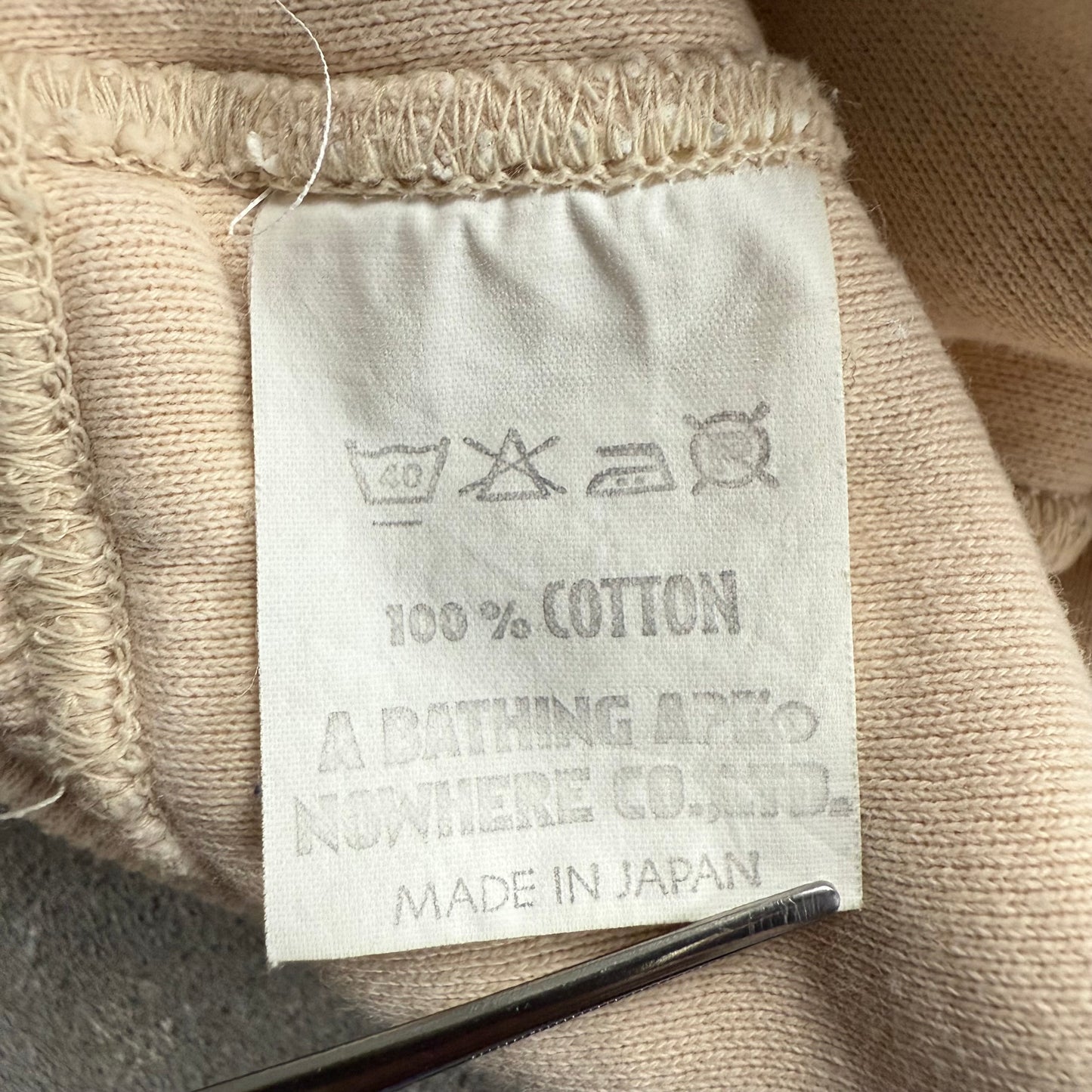 A BATHING APE 90s double face soldier hoodie separate pocket S