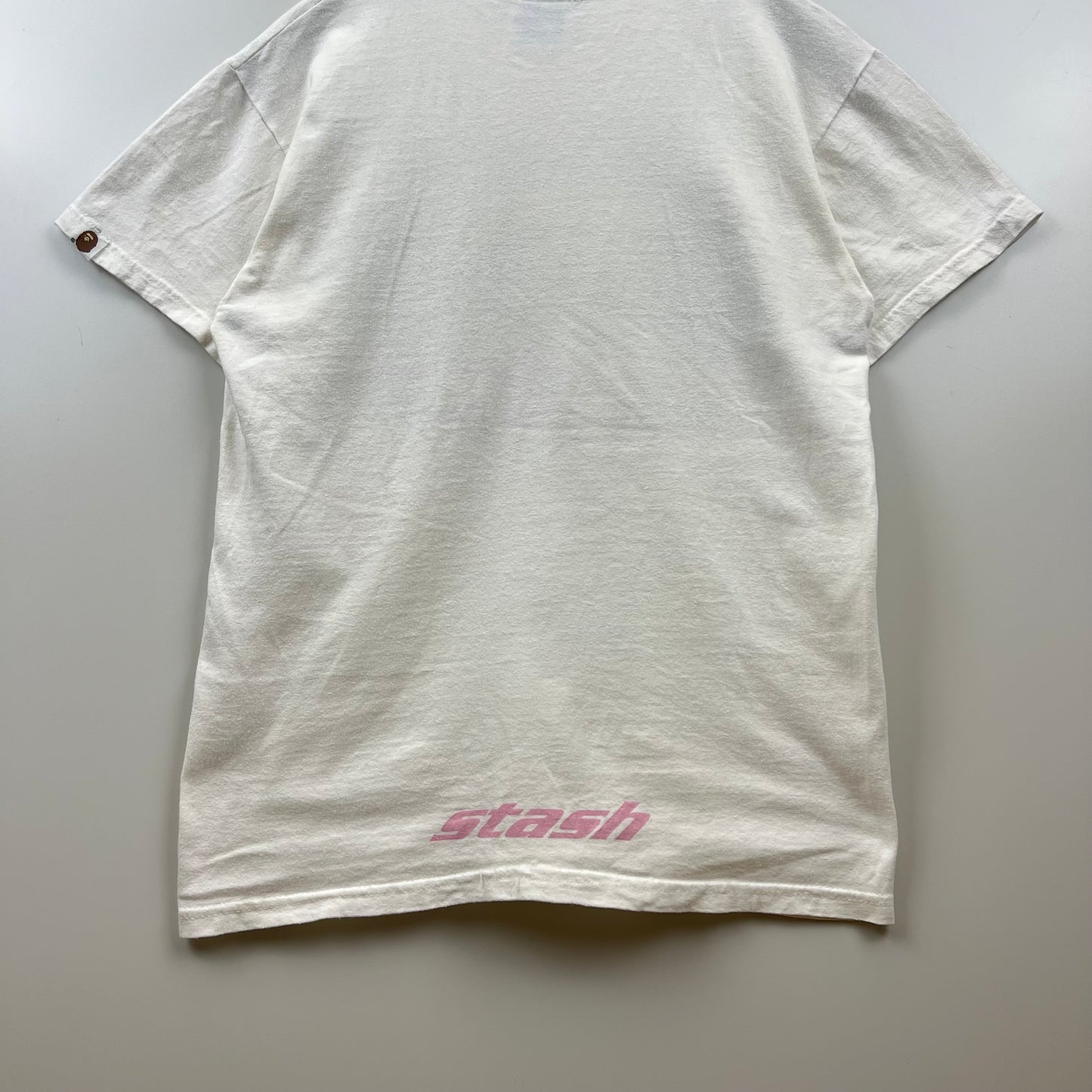 A BATHING APE × STASH archive special HEAD print Tee L(14-16) W's