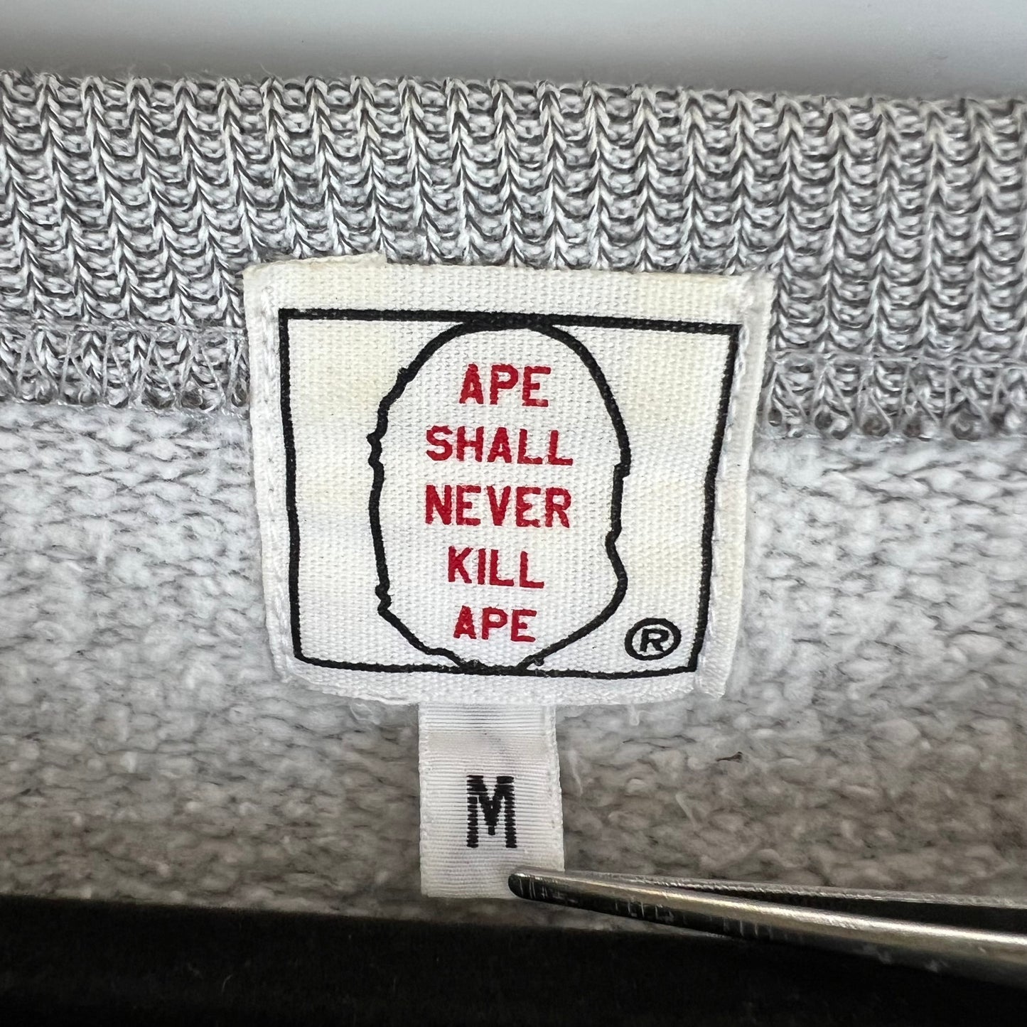 A BATHING APE 00s archive SPIDERMAN crewneck sweatshirt M