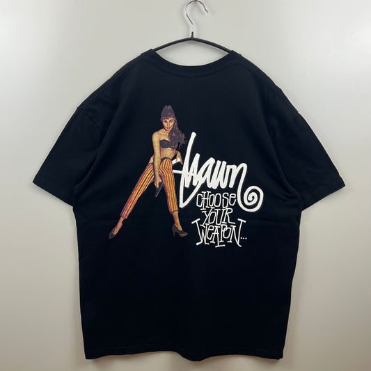 S/DOUBLE choose your weapon print Tee XL STUSSY