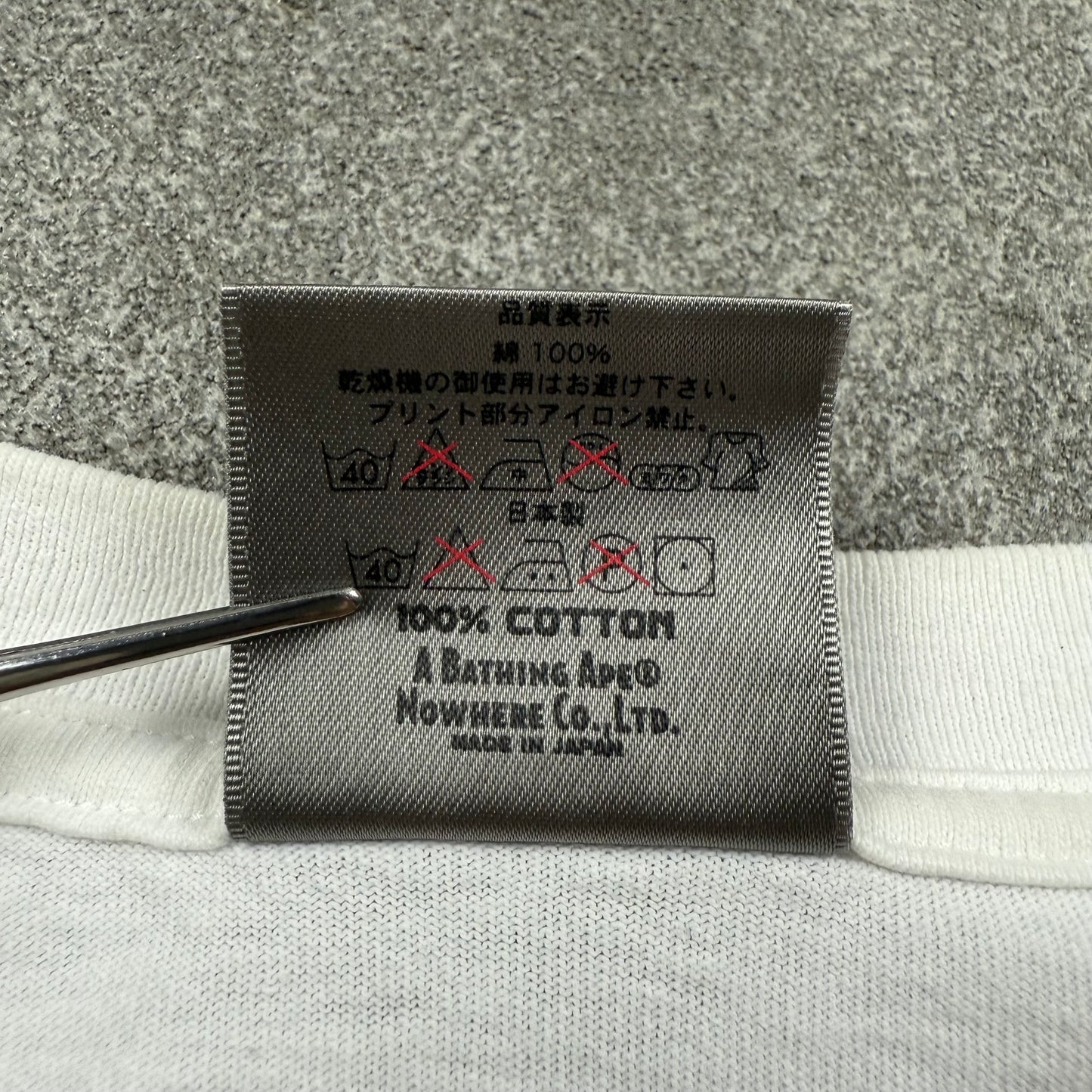 A BATHING APE × NGAP 00s green camo splash Tee XL