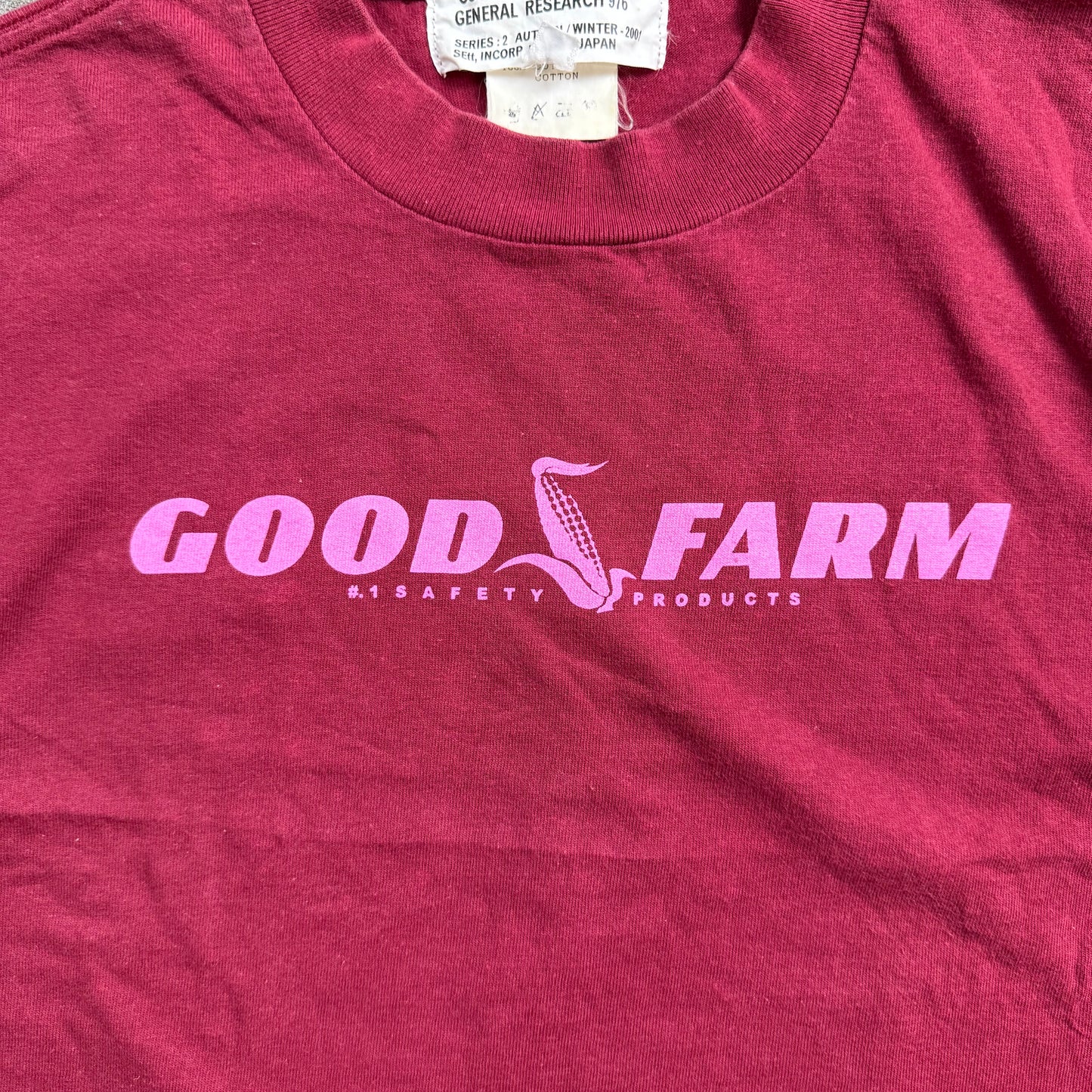 GENERAL RESEARCH 00s 2001aw 976 "GOOD FARM" Tee S