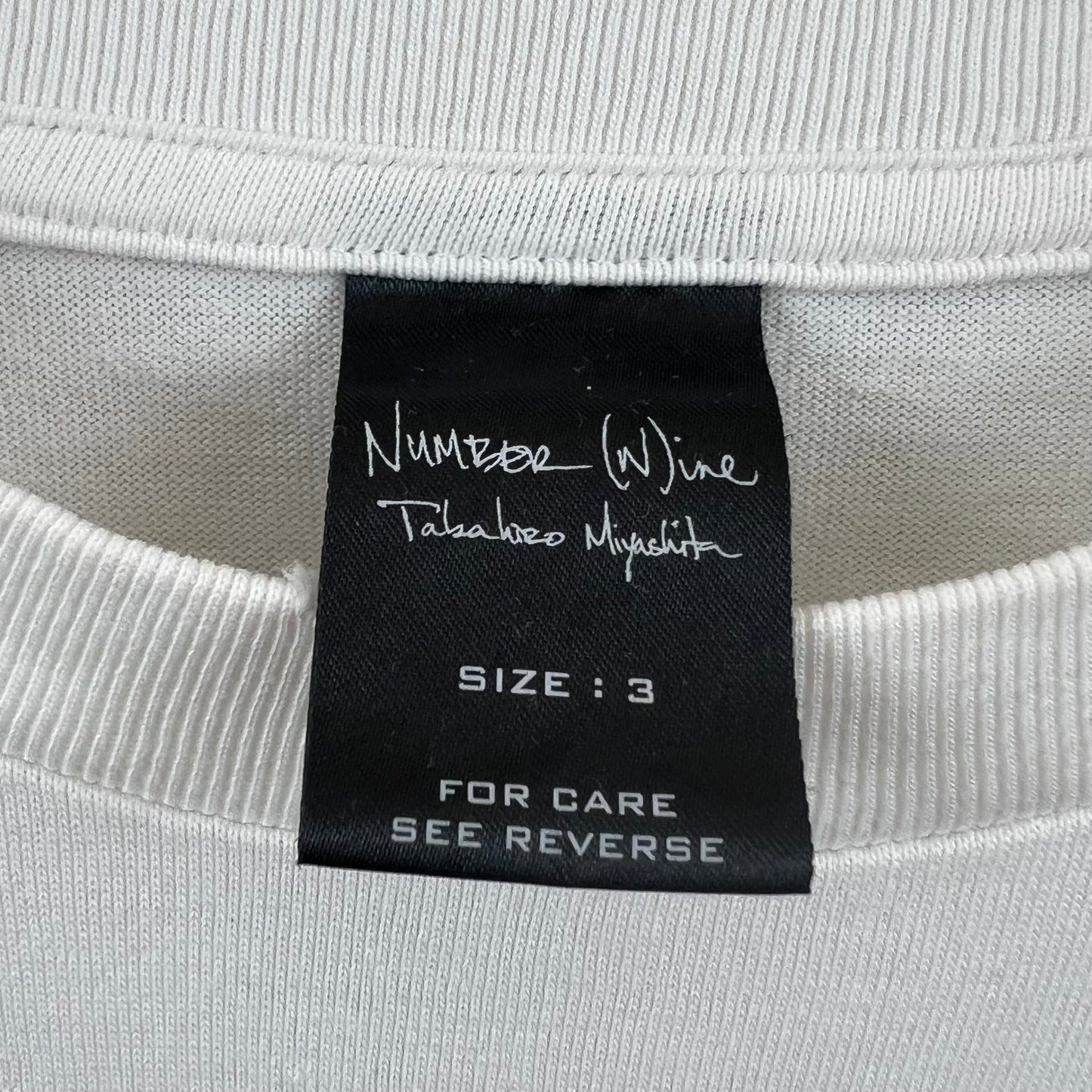 NUMBER(N)INE 00s 2004ss DREAM skull bone L/S Tee 3