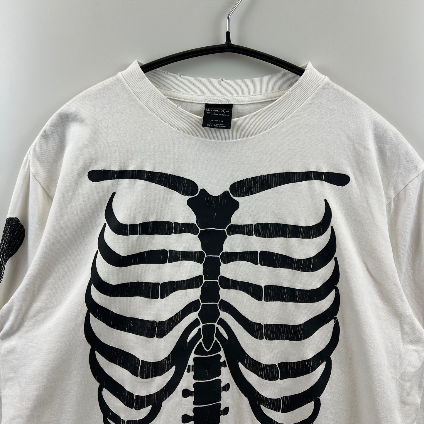 NUMBER(N)INE 00s 2004ss DREAM skull bone L/S Tee 3