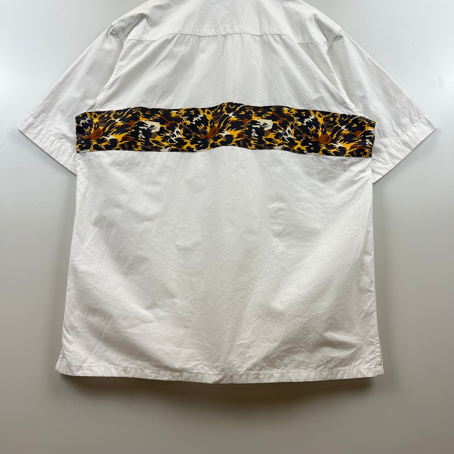 A BATHING APE 00s archive OC leopard camo S/S shirts M