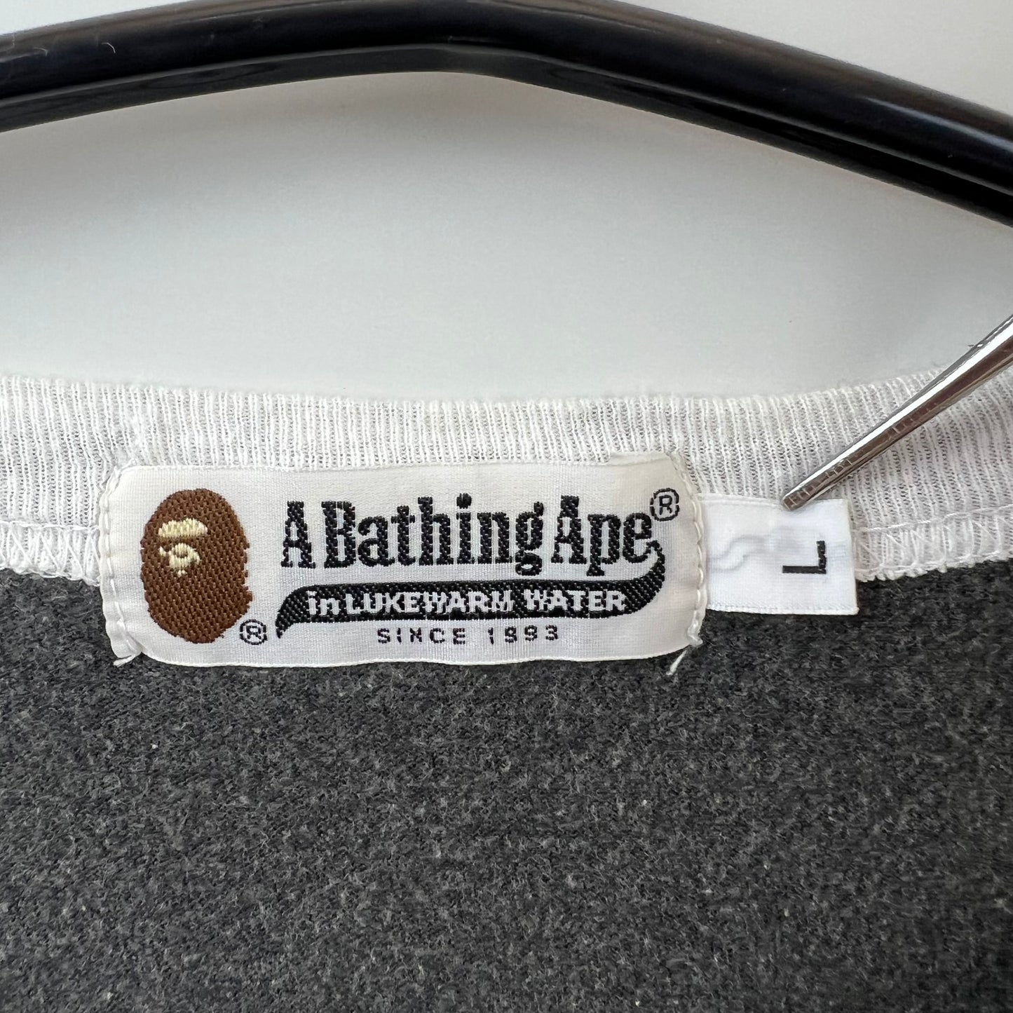 A BATHING APE 00s archive WLIABA ROCK raglan Tee L