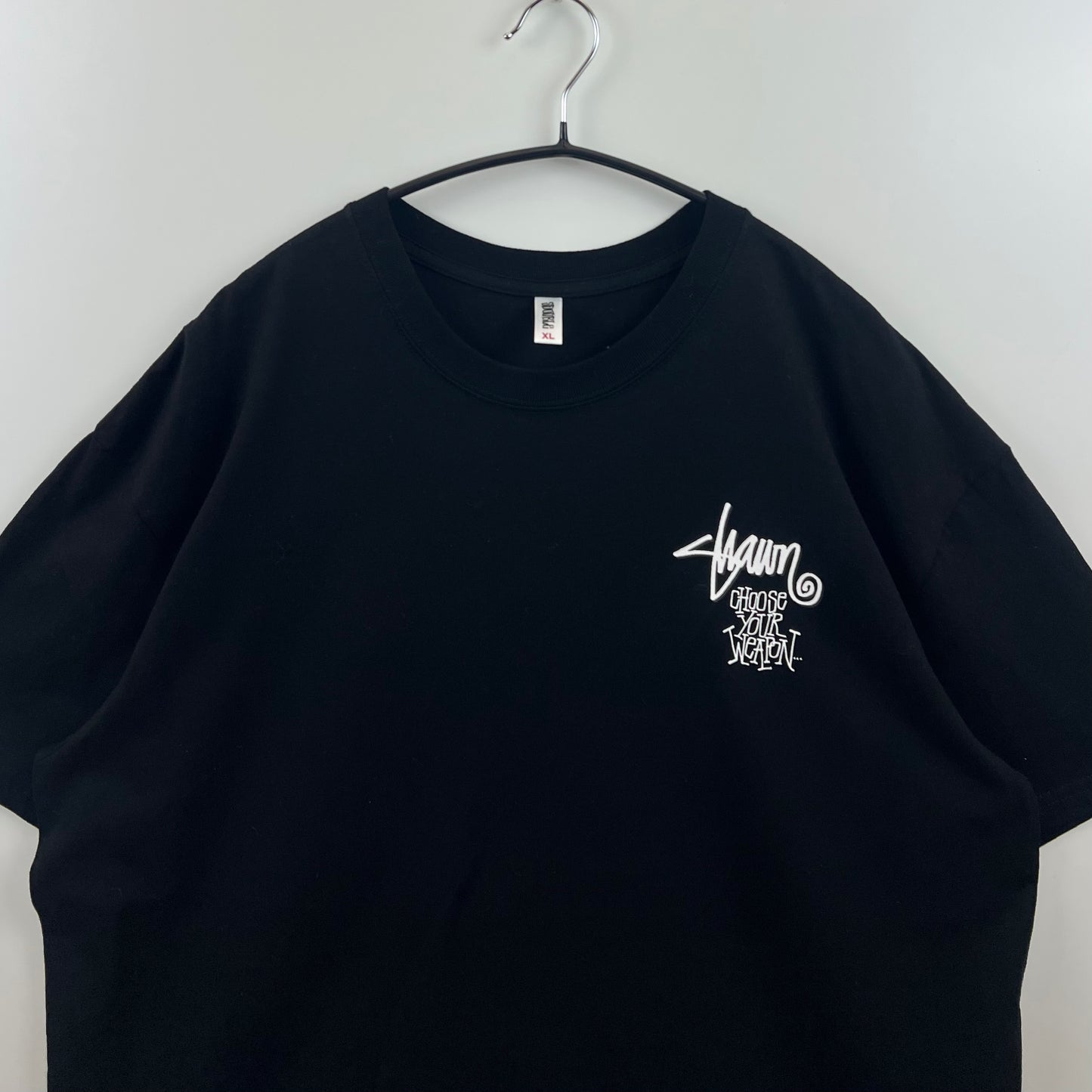 S/DOUBLE choose your weapon print Tee XL STUSSY