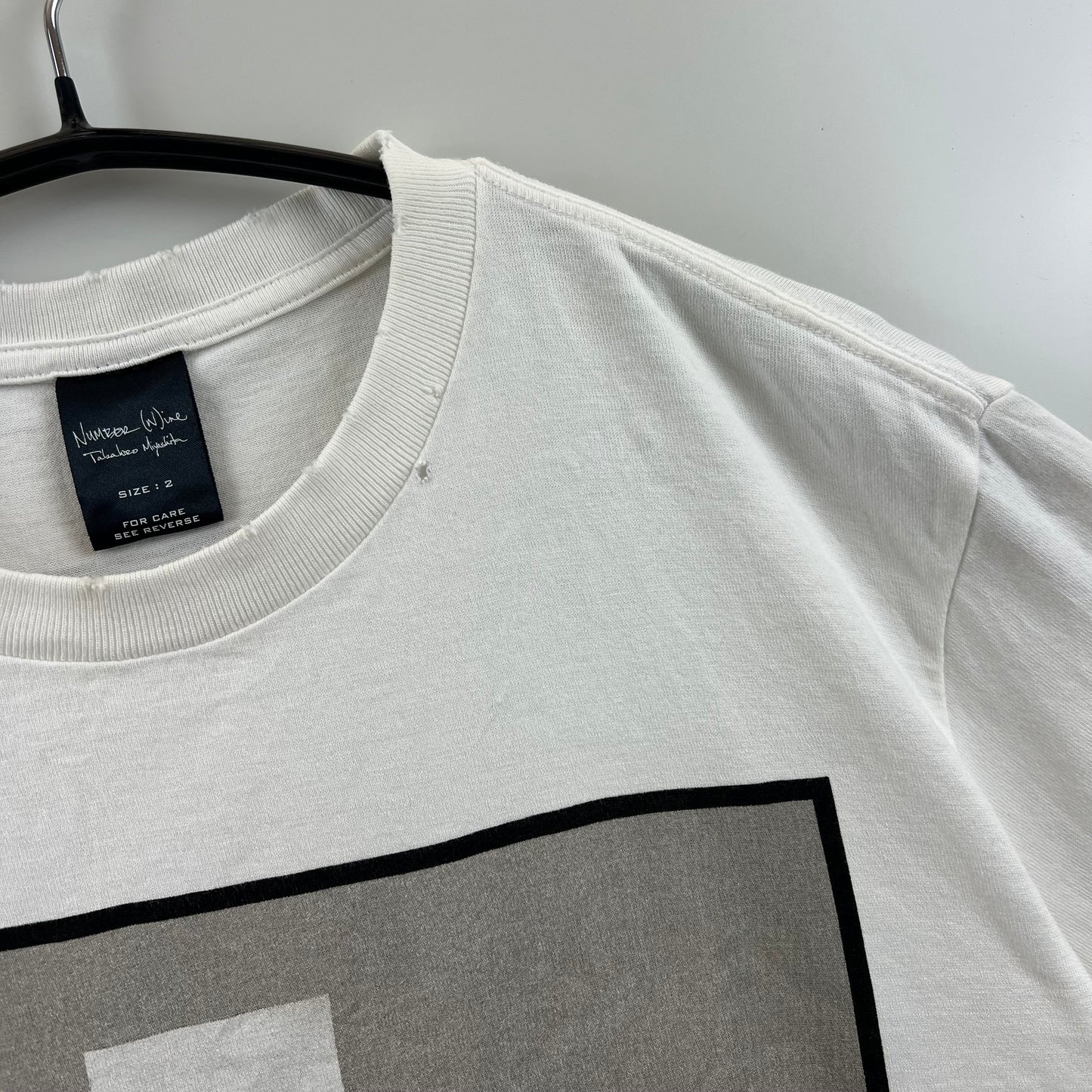 NUMBER(N)INE 00s 2005ss night crawler HELL Tee 2