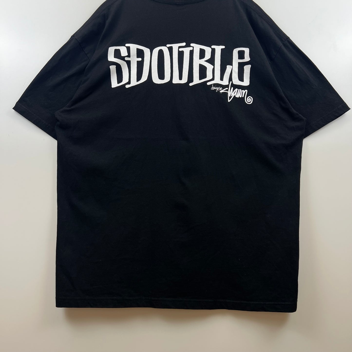 S/DOUBLE logo print Tee XL STUSSY