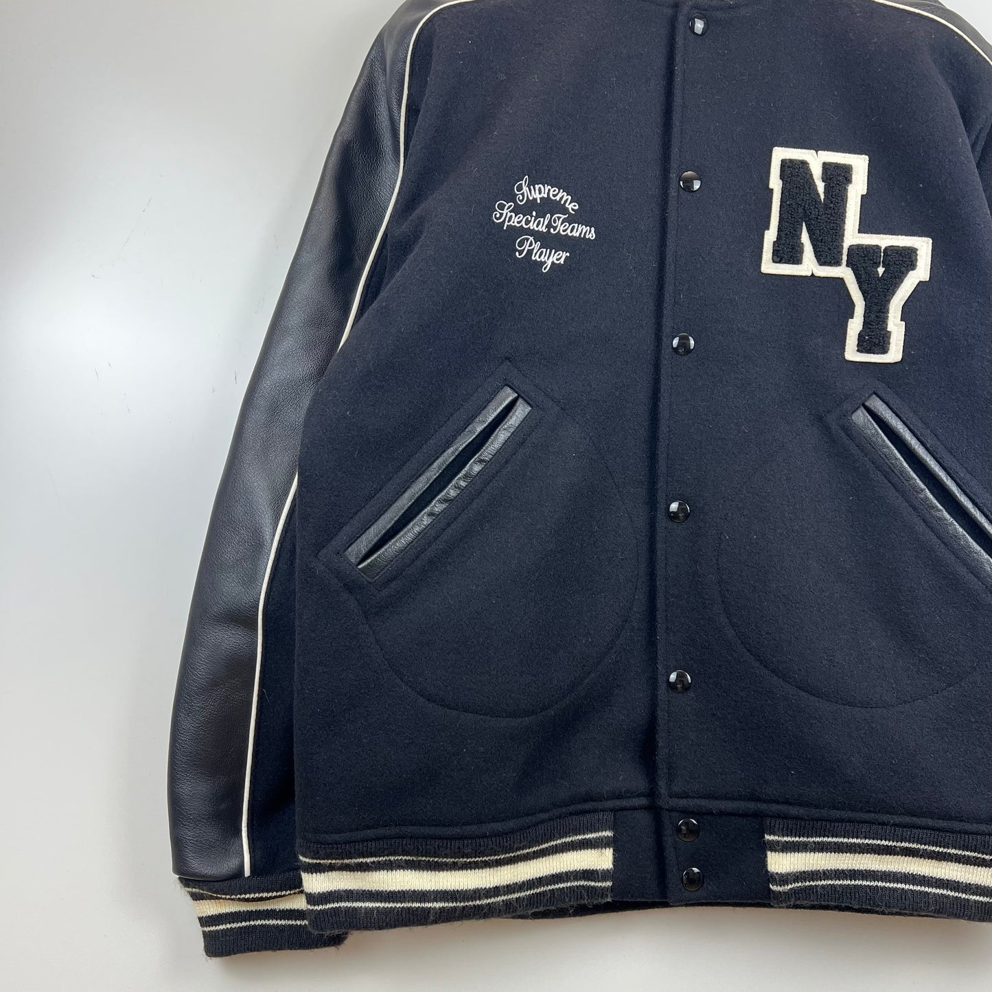 SUPREME 00s 2003aw USA archive stadium varsity jacket L