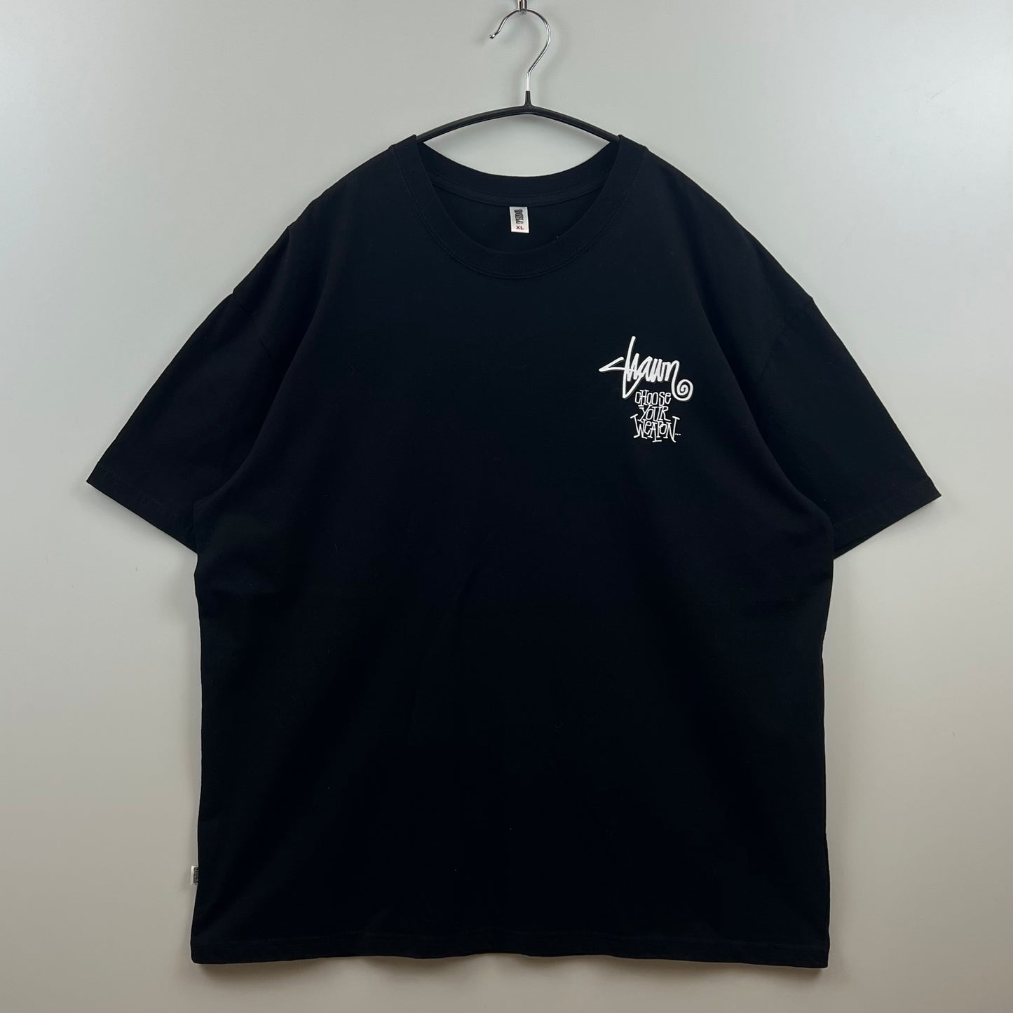 S/DOUBLE choose your weapon print Tee XL STUSSY