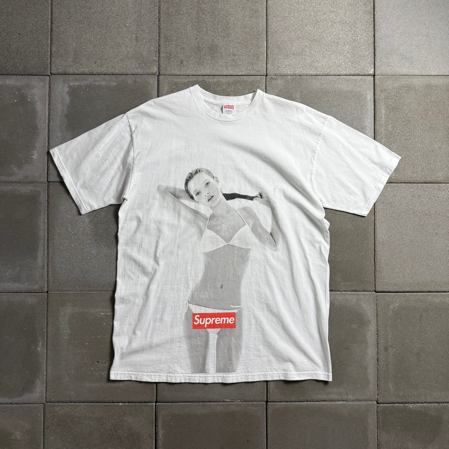 SUPREME 2004ss 10th anniversary Kate Moss Tee XL