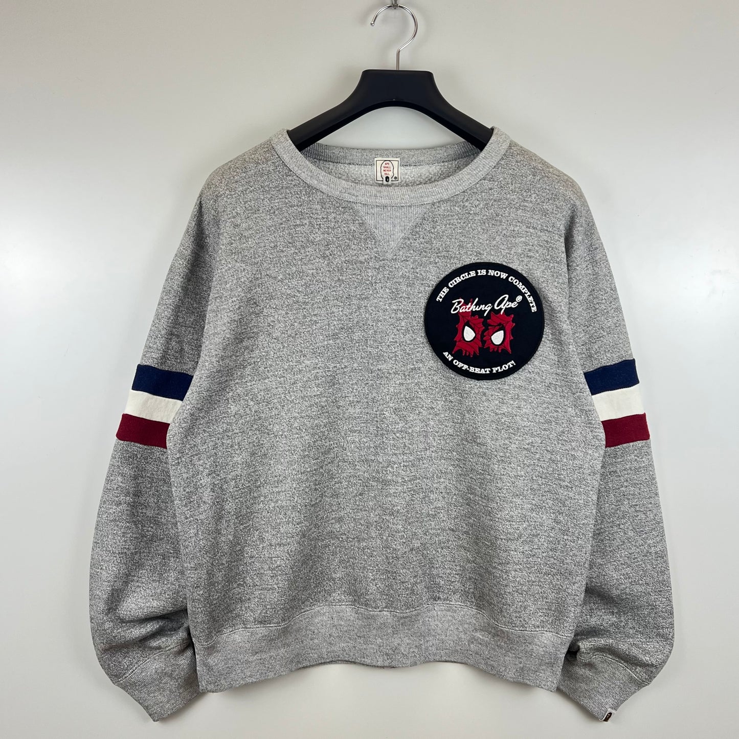 A BATHING APE 00s archive SPIDERMAN crewneck sweatshirt M
