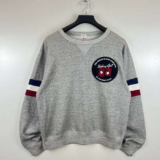 A BATHING APE 00s archive SPIDERMAN crewneck sweatshirt M