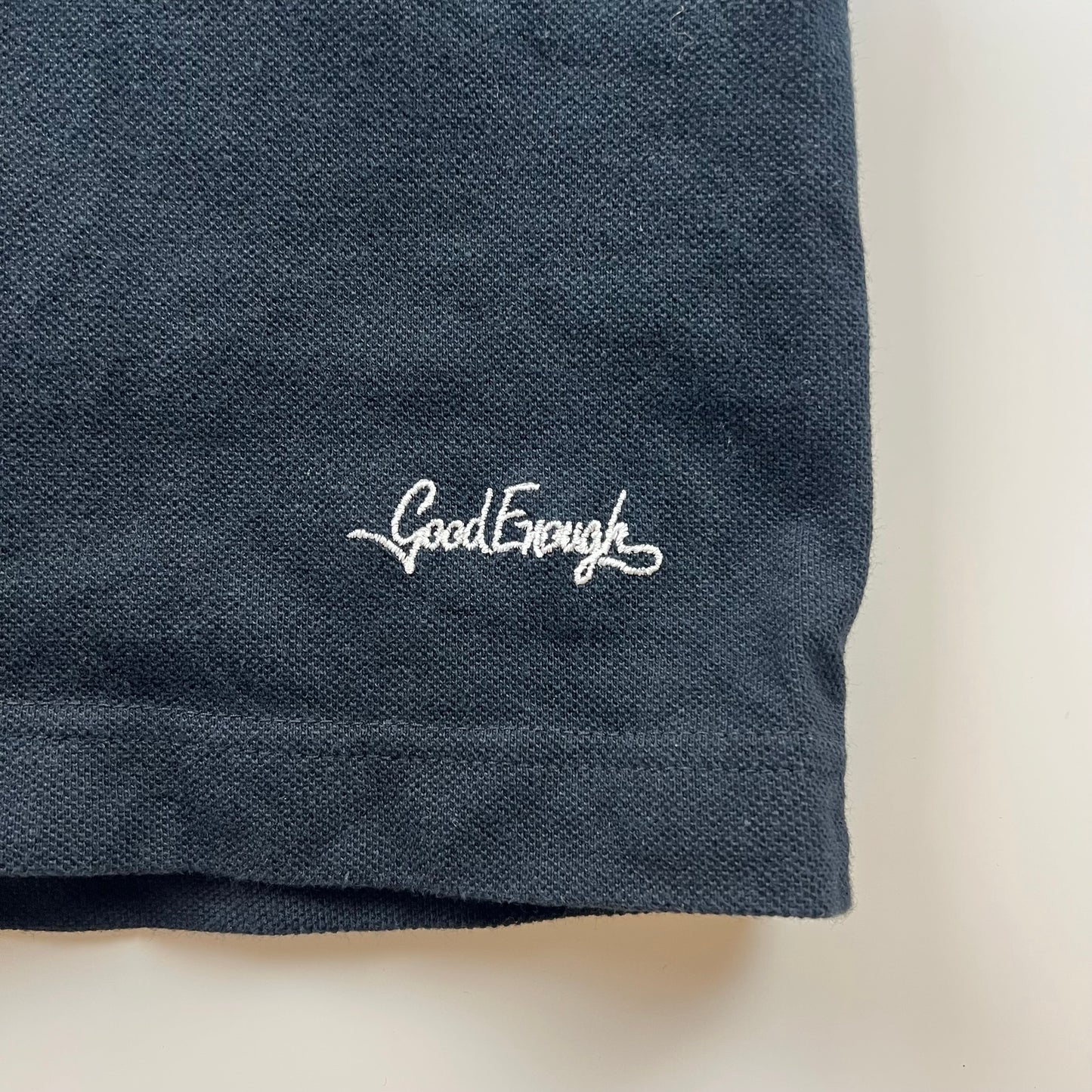 GOODENOUGH archive 2tone S/S polo shirts M