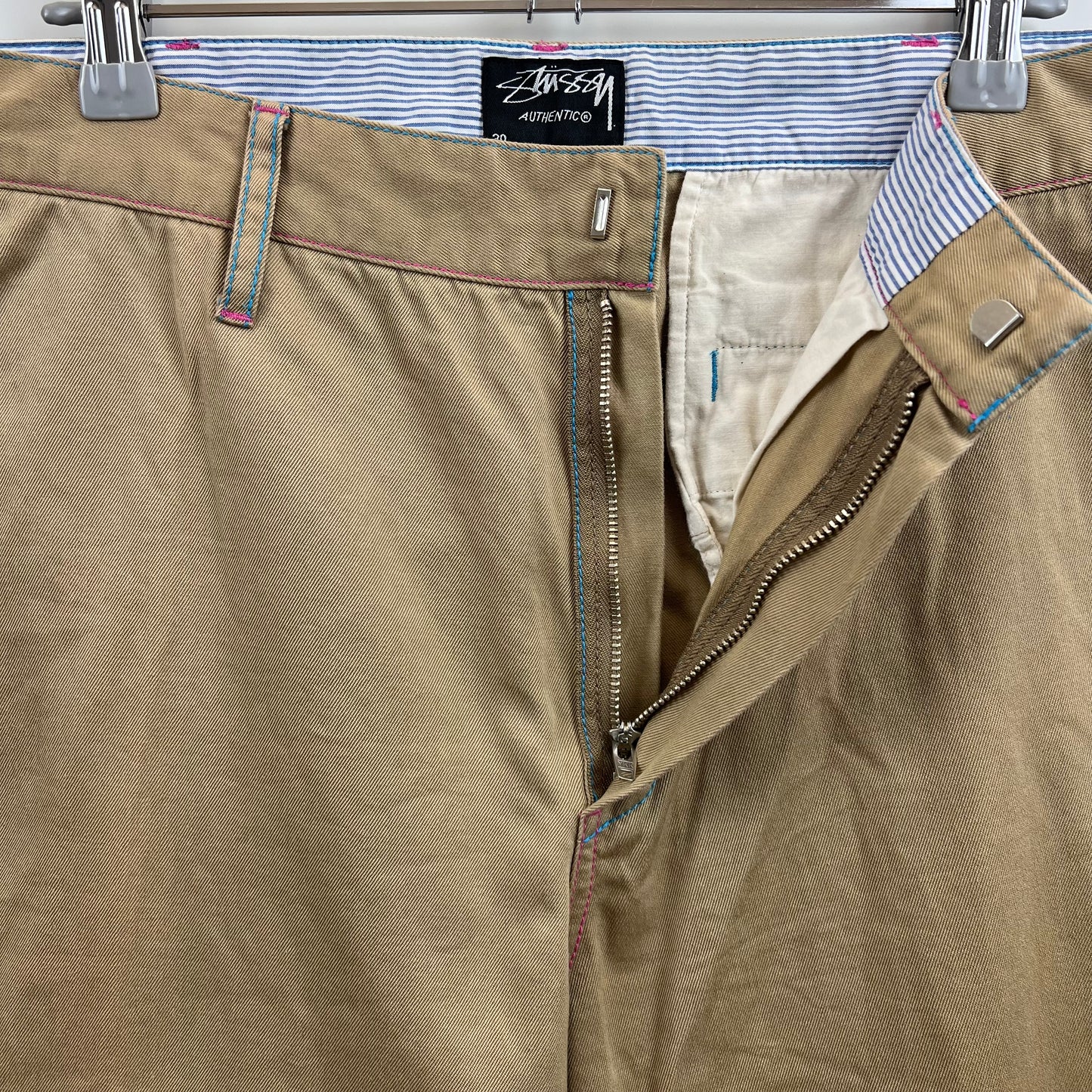 STUSSY 00s old SS links stitch chino pants 30