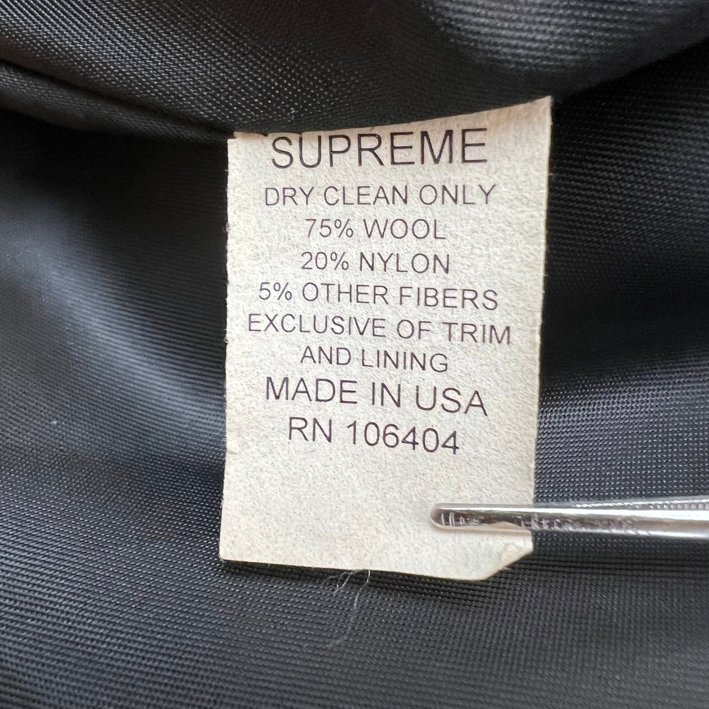 SUPREME 00s 2003aw USA archive stadium varsity jacket L