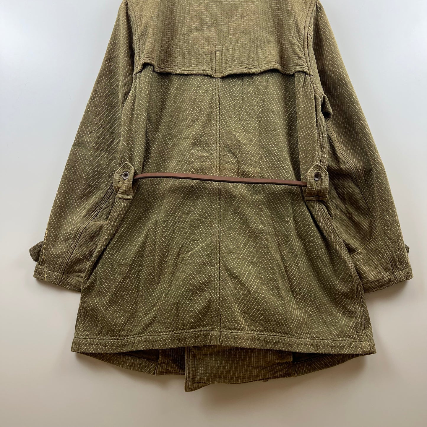 KAPITAL archive old herringbone SASHIKO motorcycle coat M