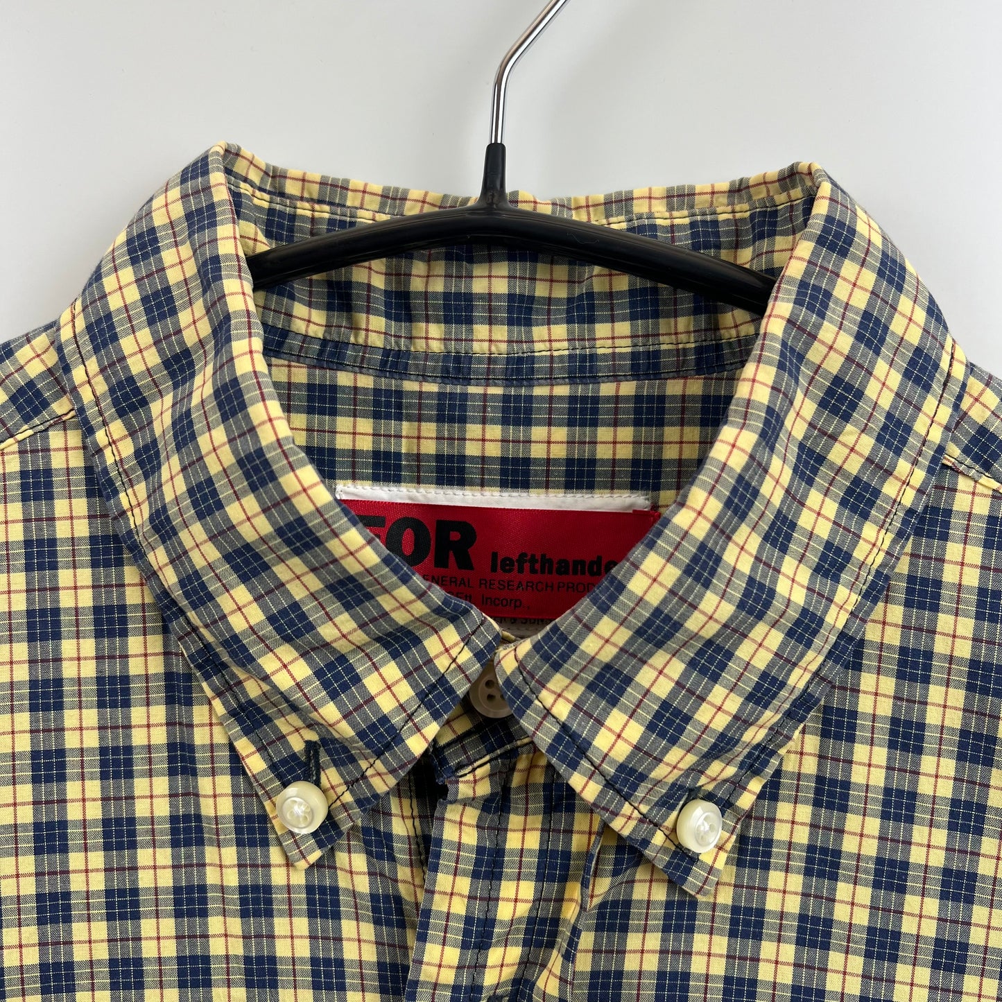 GENERAL RESEARCH 00s 2003 back cross S/S BD shirts L