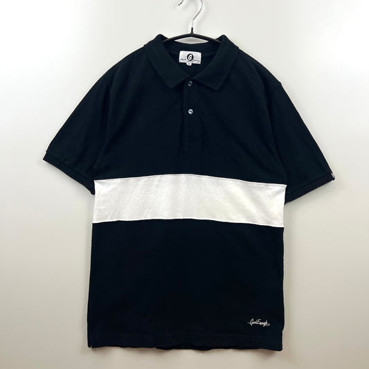GOODENOUGH archive 2tone S/S polo shirts M